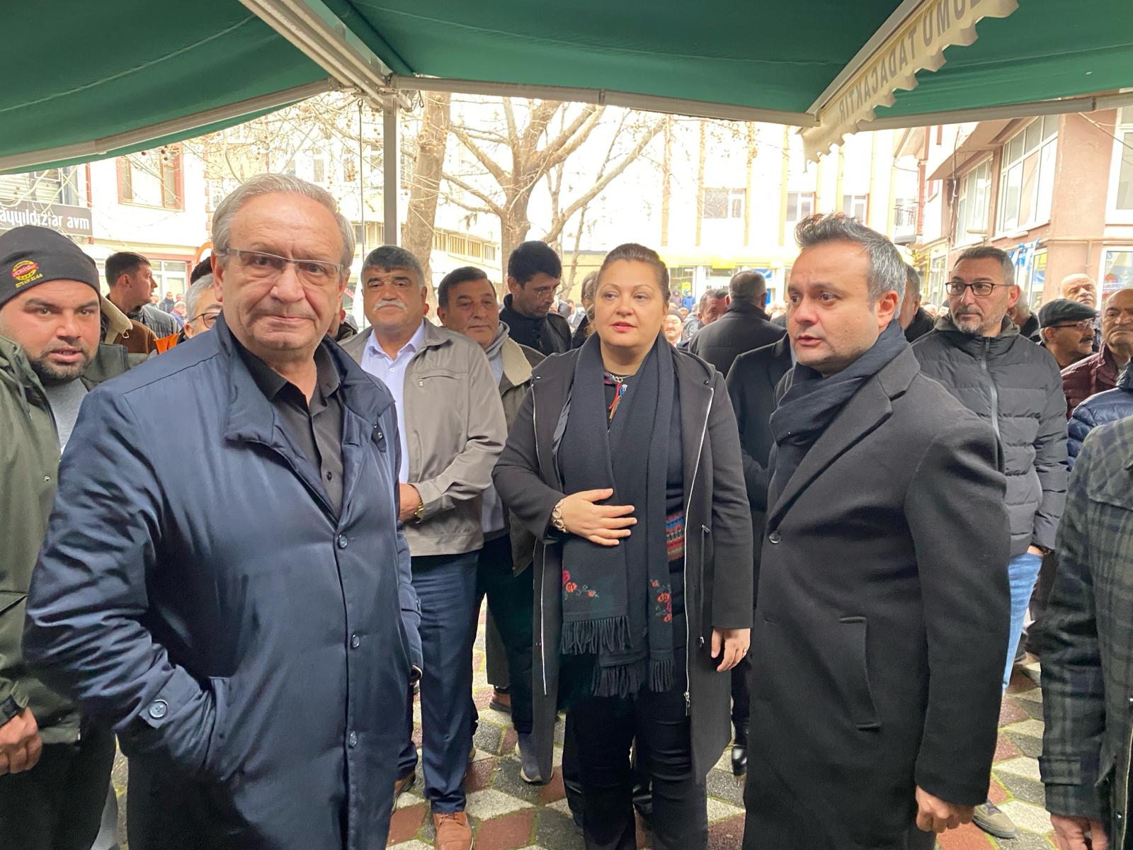 CHP Afyonkarahisar Heyeti Olgun'u yalnız bırakmadı