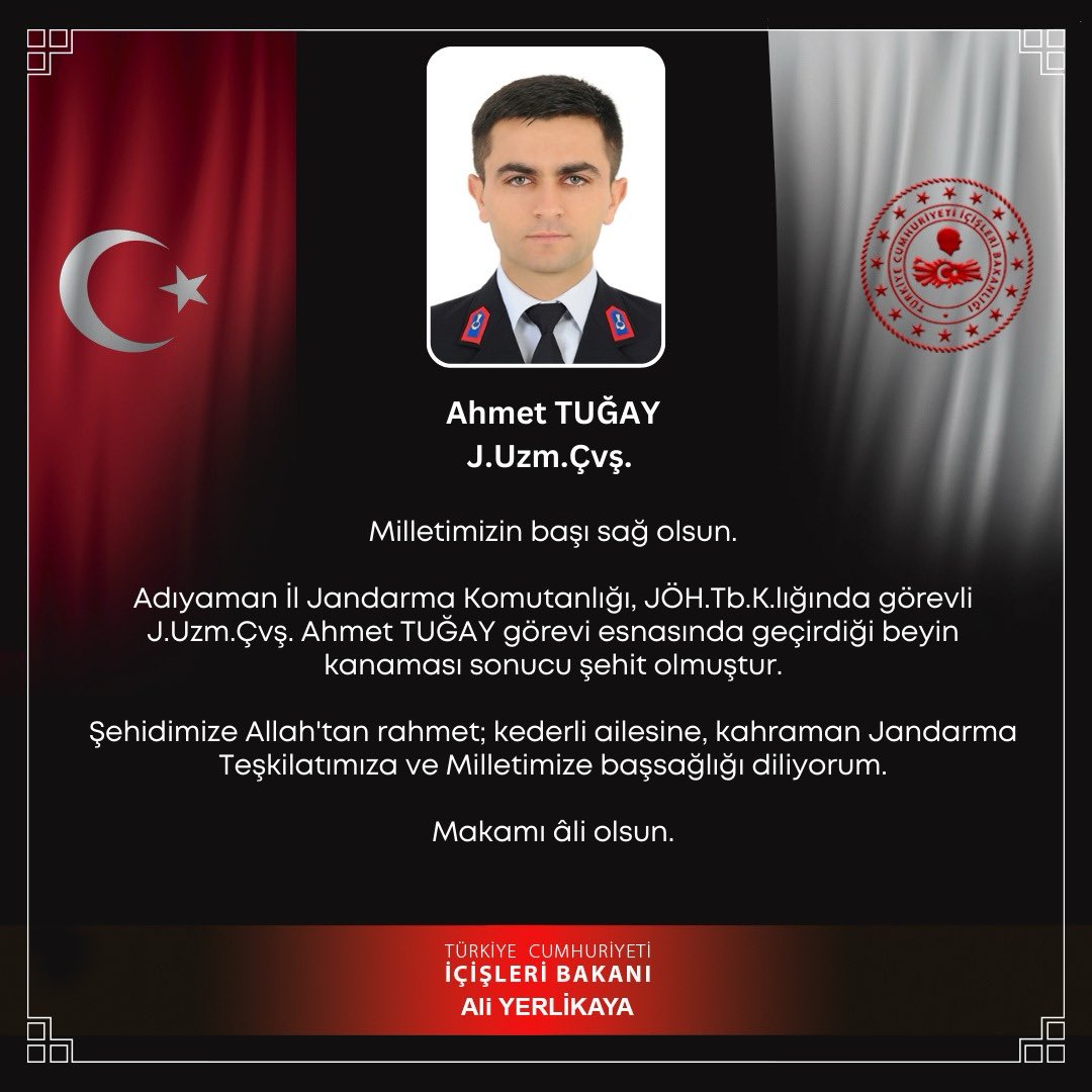 Adıyaman'dan Acı Haber Geldi Bir Asker Şehit Oldu