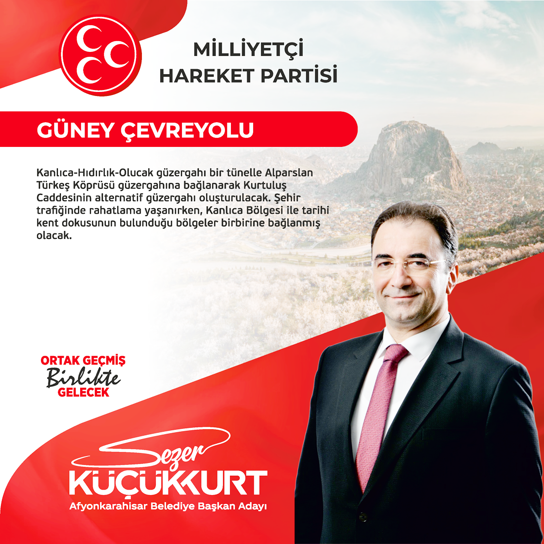 MHP'li Küçükkurt Afyon'un Trafik Sorununu Ortadan Kaldıracak