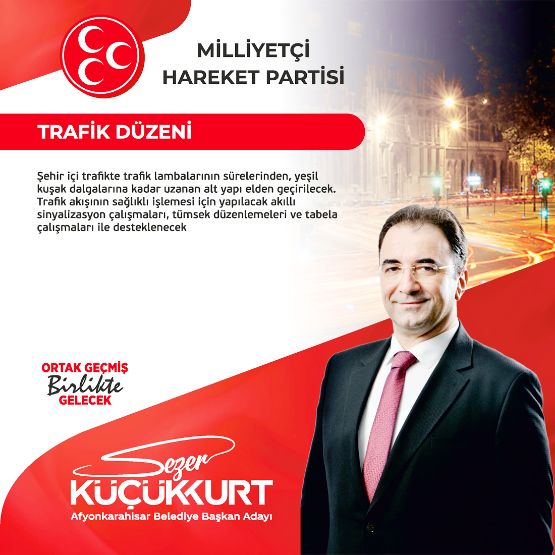 MHP'li Küçükkurt Afyon'un Trafik Sorununu Ortadan Kaldıracak