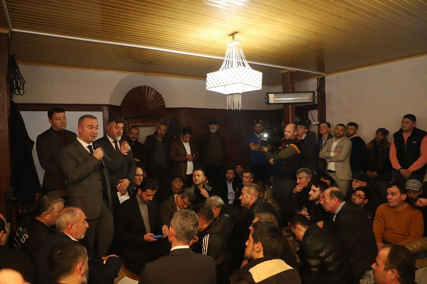 ULUÇAY'A BURMALI MAHALLESİNDE YOĞUN İLGİ