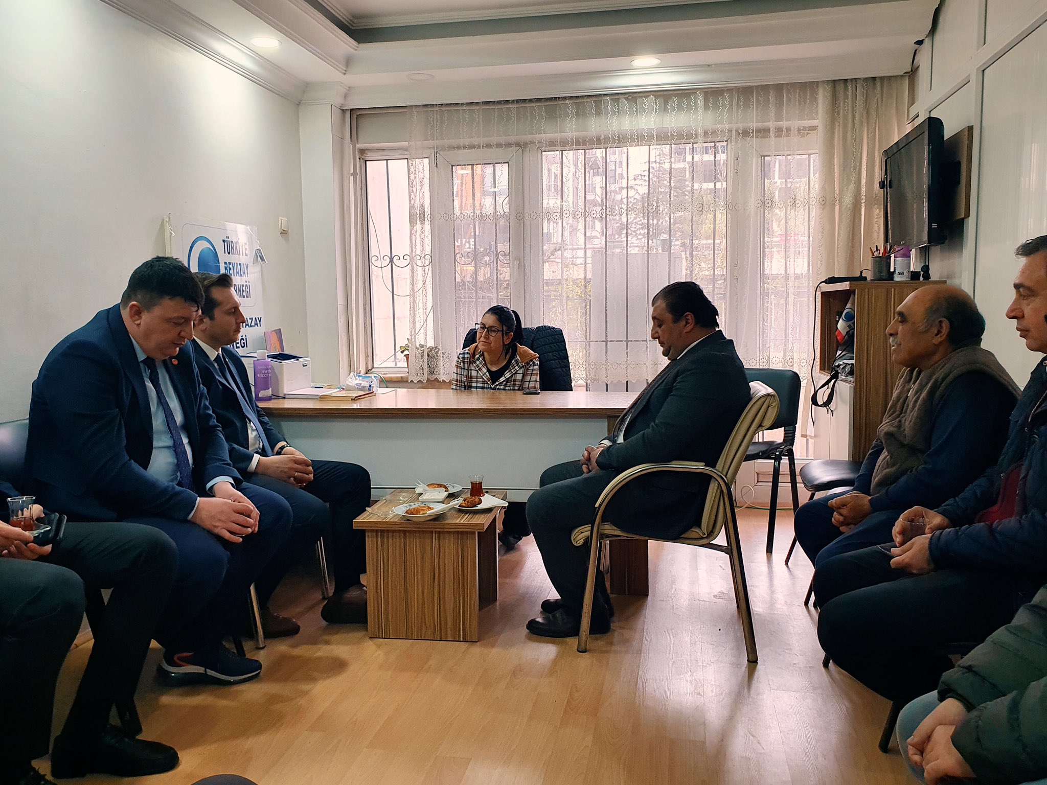 Saadet Partili Karataş Başkan Kavas'a Taziyede Bulundu