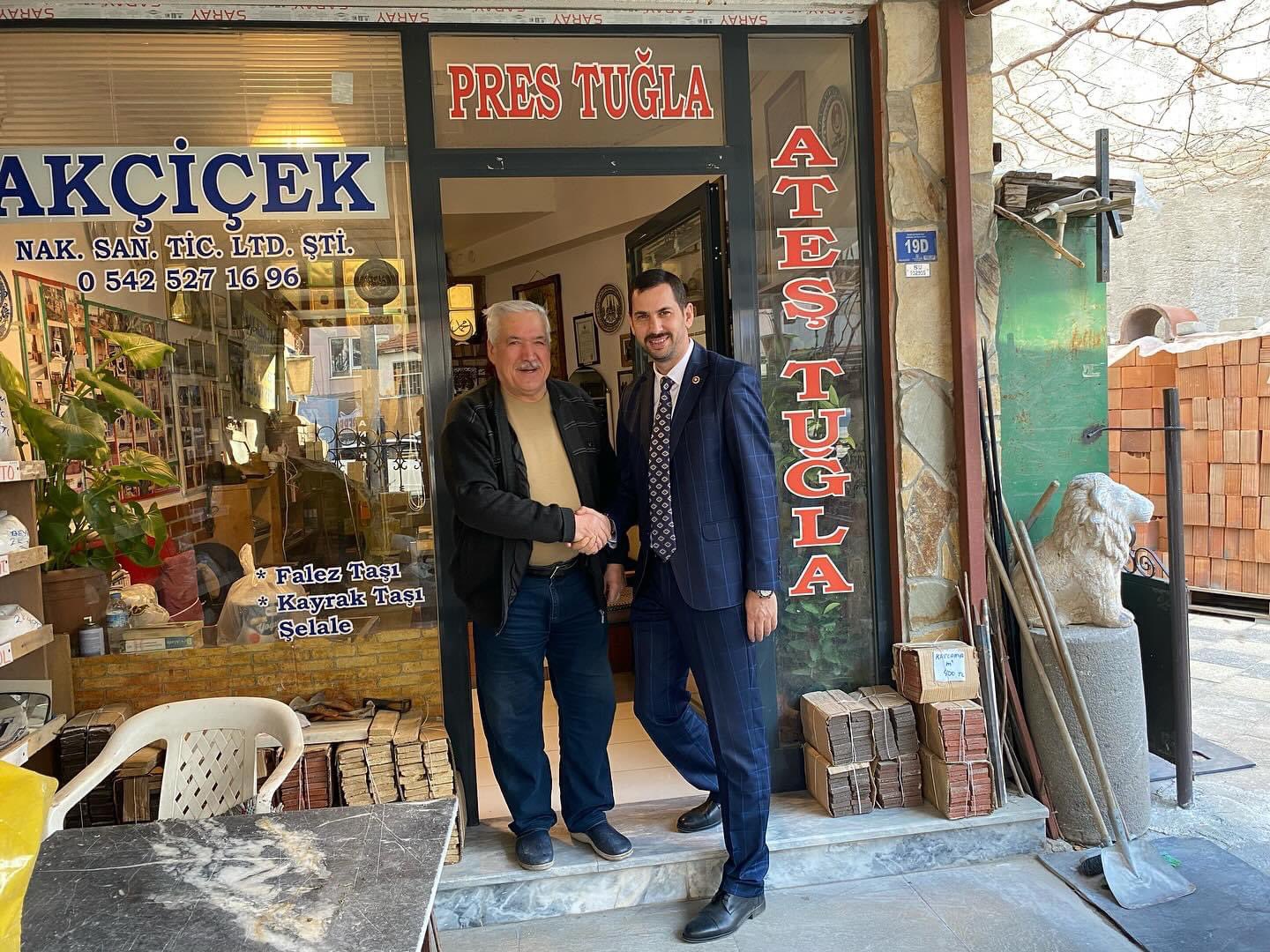 İYİ Partili Yağcı'nın Rotası  Dumlupınar Mahallesi Oldu