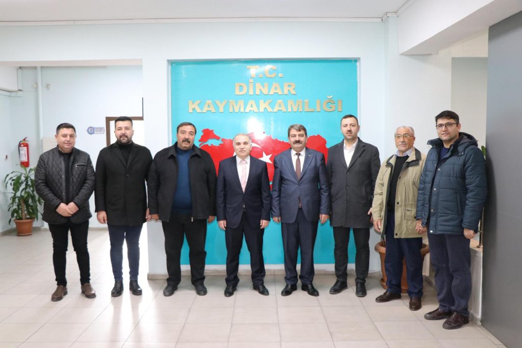 BAŞKAN SARI'DAN DİNAR KAYMAKAMI'NA ZİYARET