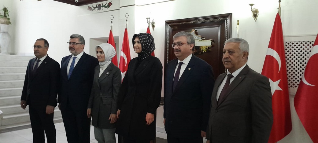 BAKAN GÖKTAŞ VALİ YİĞİTBAŞI'NI ZİYARET ETTİ