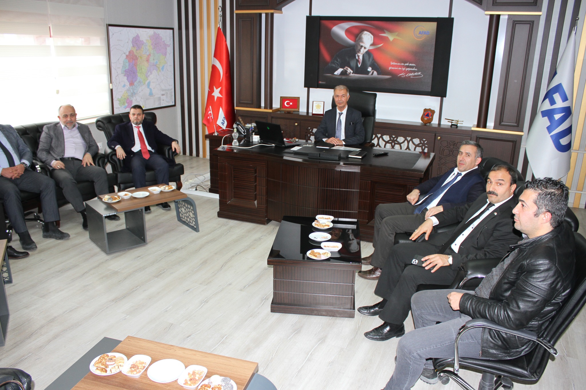 Afad İl  Müdürü Altunbulak'a kurum müdürlerinden ziyaret