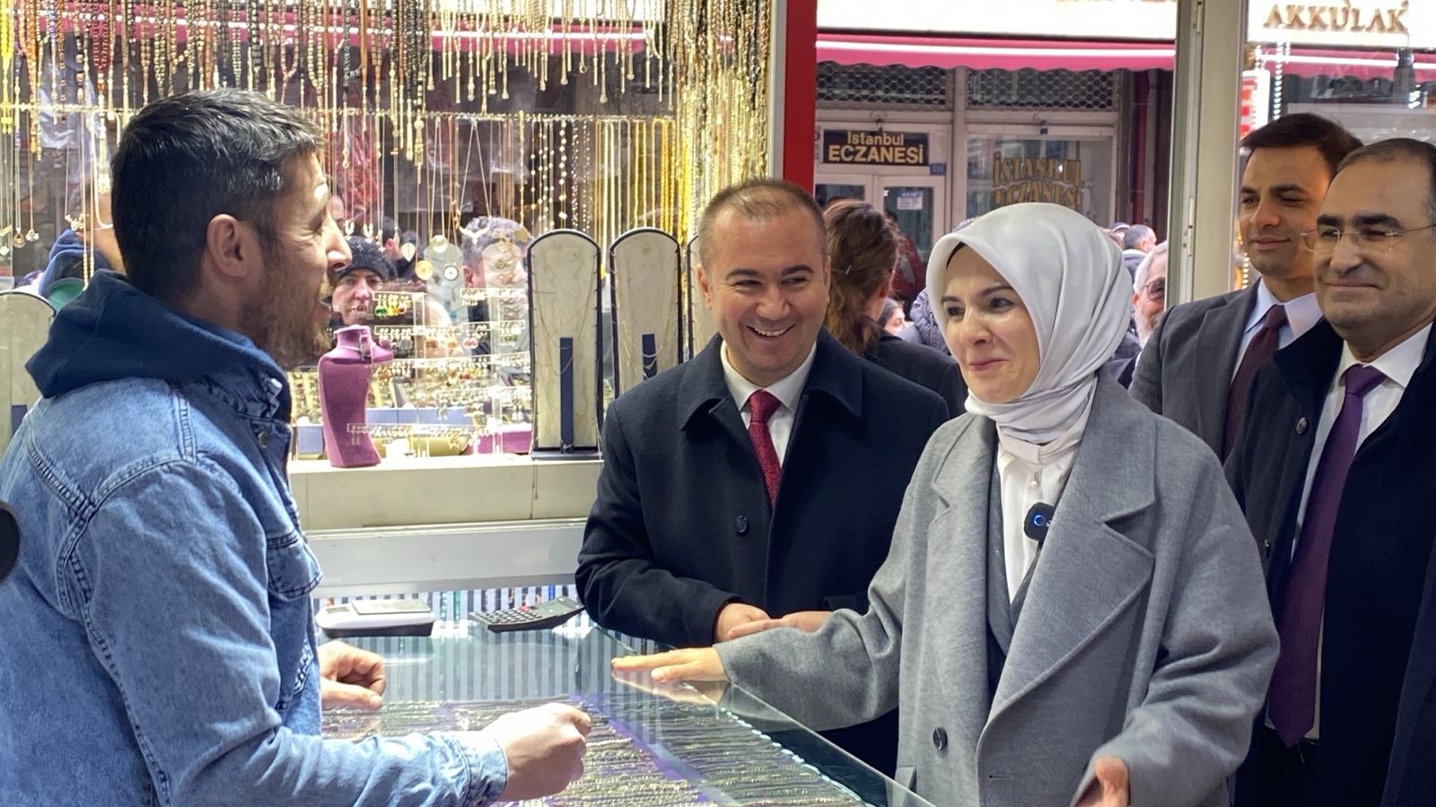 Bakan Göktaş Ana Ocağında Uzun Çarşıyı Ziyaret Etti