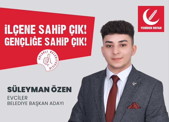 Afyon'da En Genç Belediye Başkan Adayı Özen Oldu