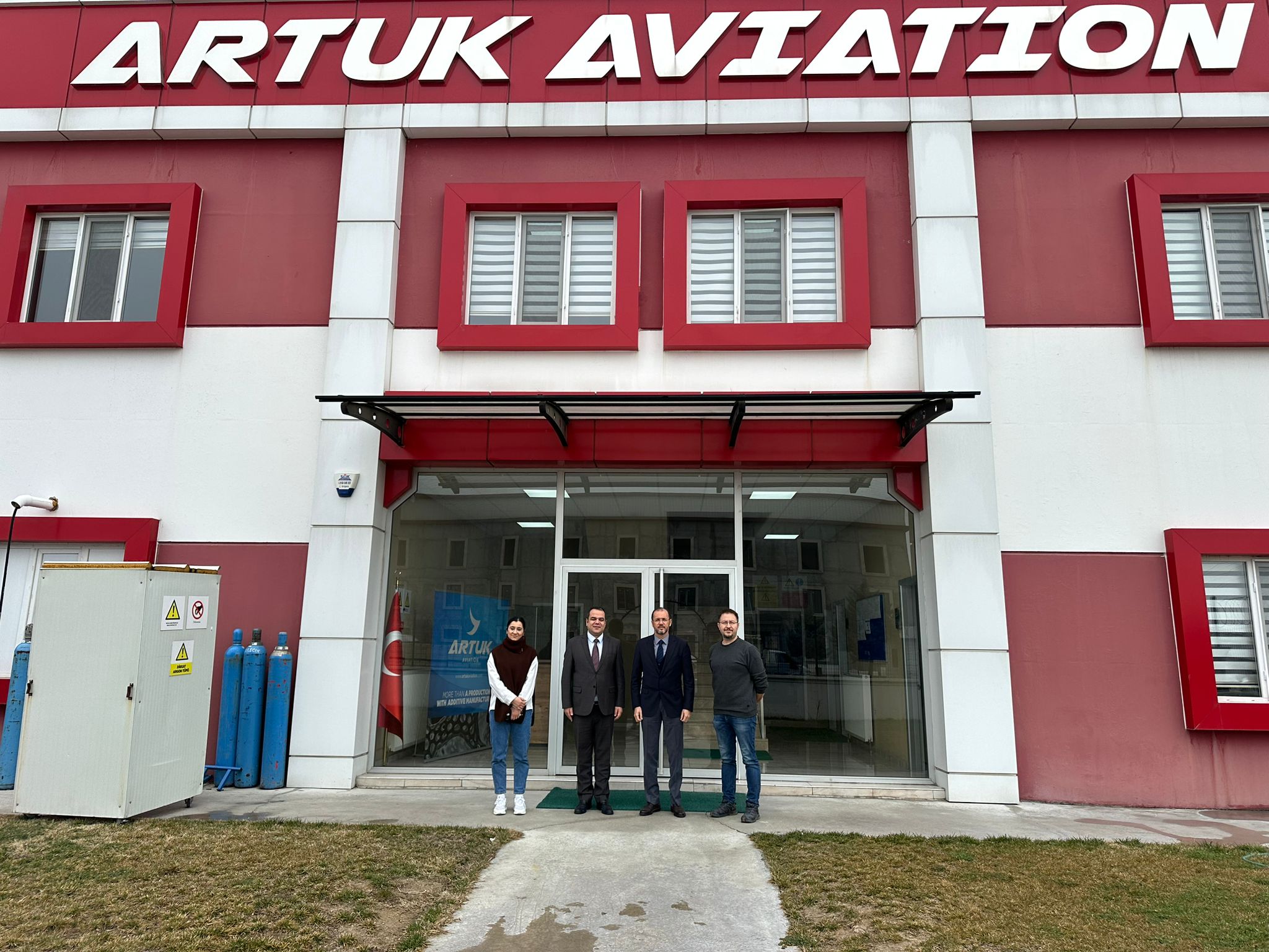 Prof.Dr. Nurullah Okumuş, Artuk Avıatıon'u Ziyaret Etti