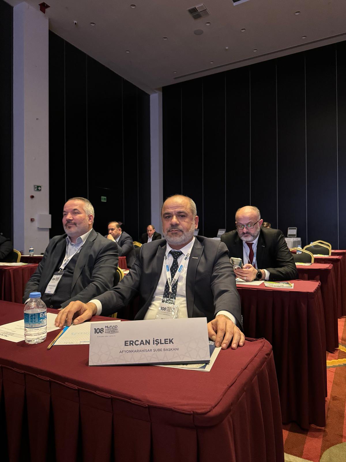 Başkan İşlek MÜSİAD'ın Antalya'daki Programına Katıldı