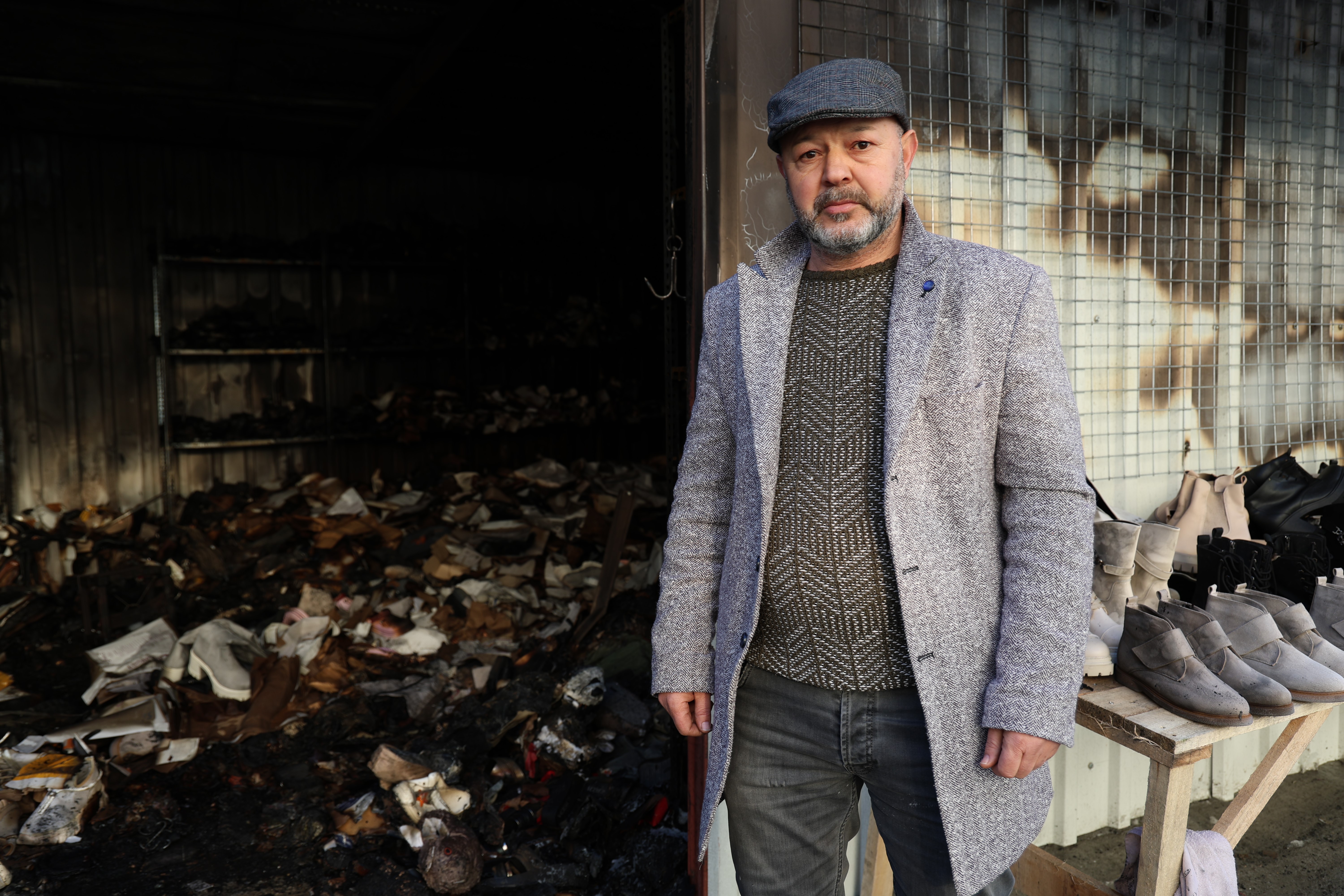 69 Gün Arayla 2. Kez Yanan İş Yeri Küle Döndü