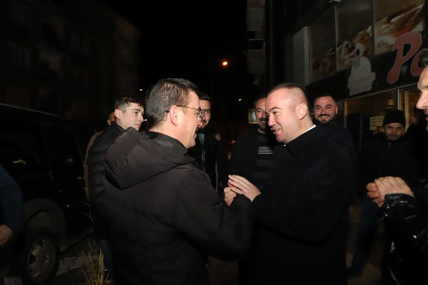 AK Parti Afyonkarahisar Belediye Başkan Adayı Hüseyin Ceylan Uluçay, Kayadibi Köyü Sakinleri İle Buluştu