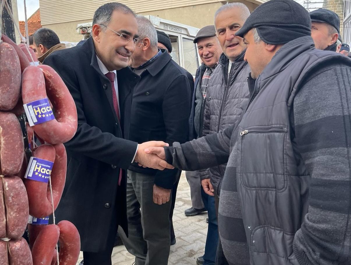 ARSLAN, DÜZAĞAÇ KASABASI PAZAR ESNAFINI ZİYARET ETTİ