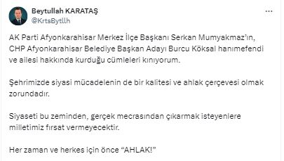 Saadet Partili Karataş'tan AK Partili Mumyakmaz'a Tepki