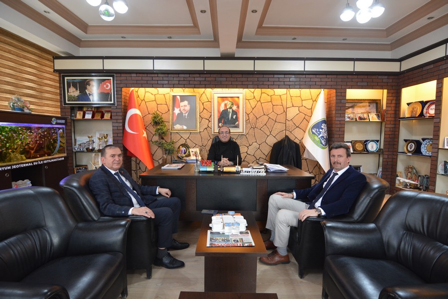 MİLLİ EĞİTİM MÜDÜRÜ FİLİZ'DEN  BAŞKAN DR. MUSTAFA ÇÖL’E ZİYARET