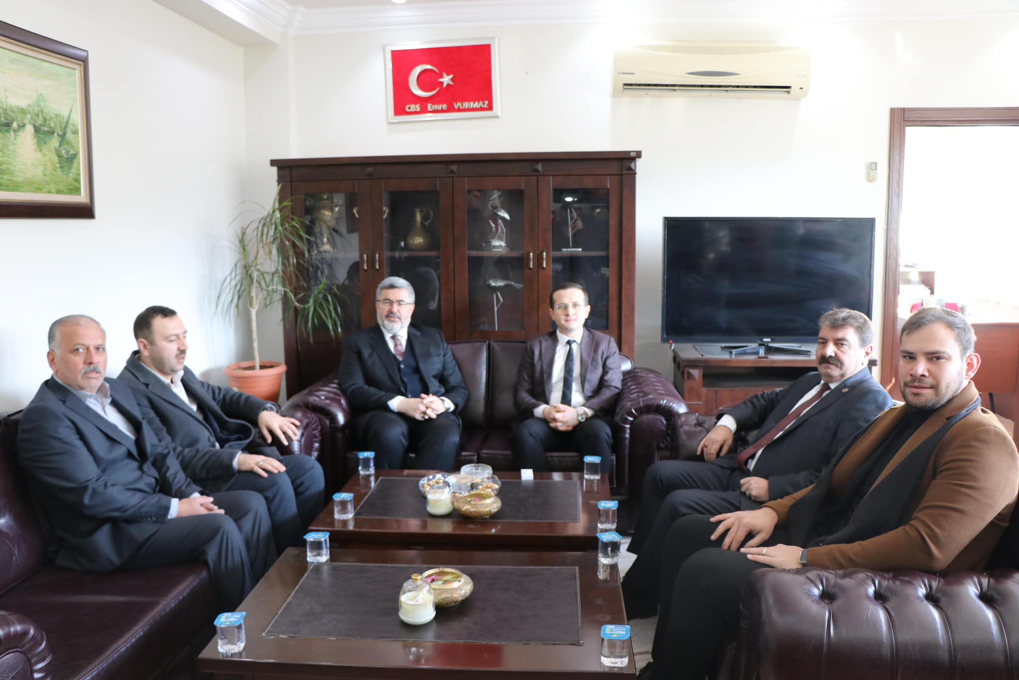 CUMHUR İTTİFAKINDAN ADALET BAKANLIĞI PERSONELİNE ZİYARET