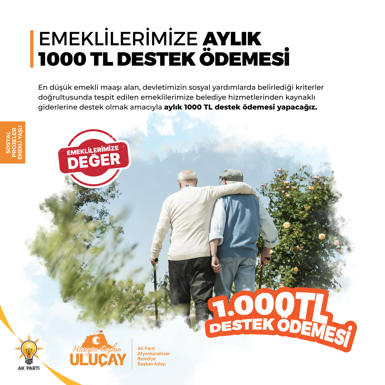 AK Partili Uluçay Emeklilerin Yanında