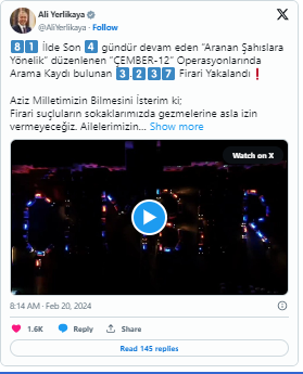 Çember-12 Operasyonları Devam Ediyor…