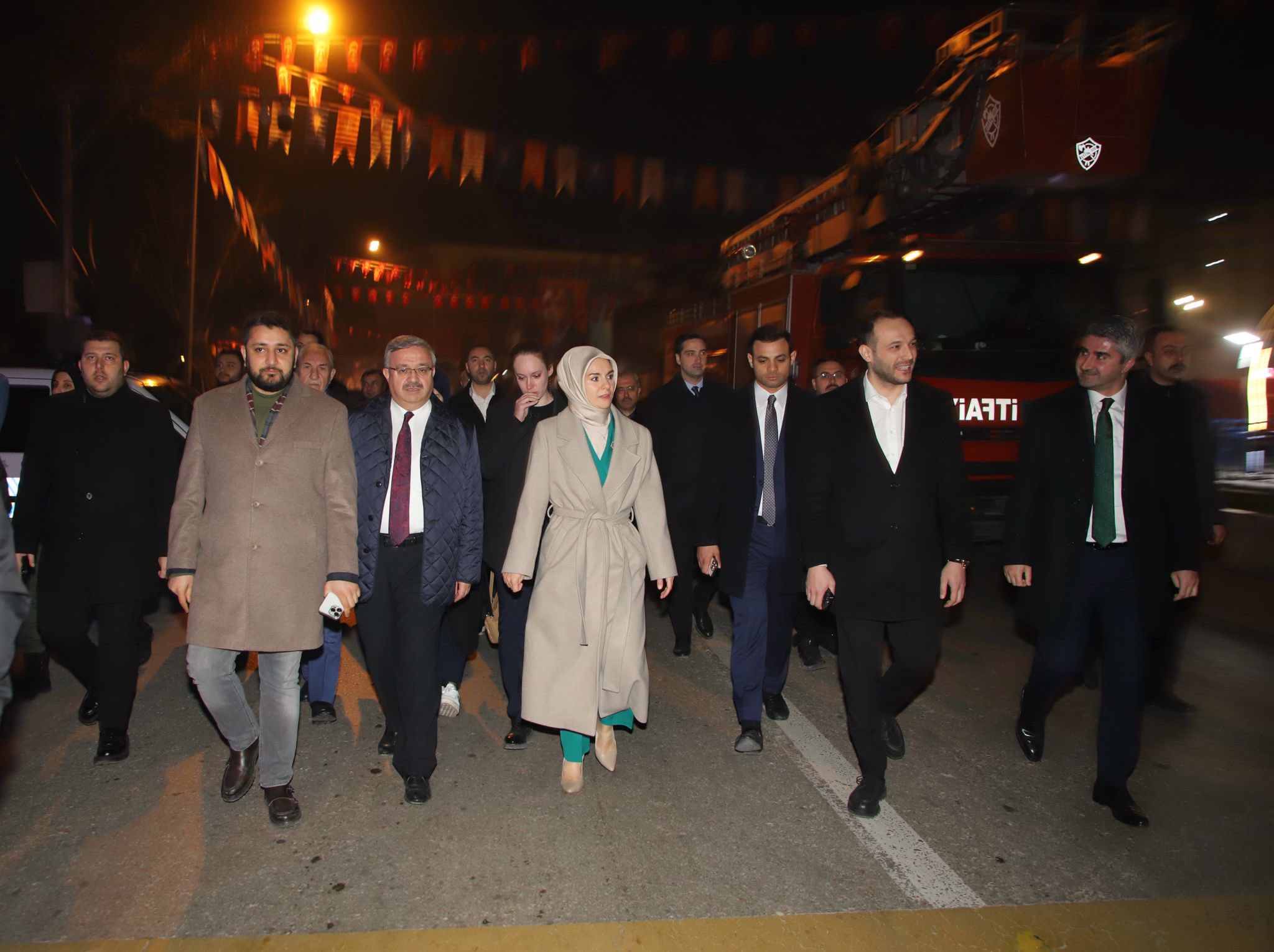 AK Partili Yurdunuseven Miting Alanında İncelemelerde Bulundu