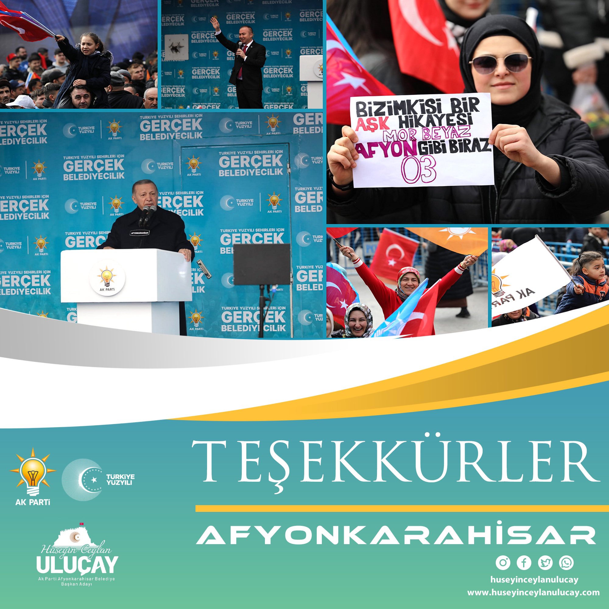 AK Partili Uluçay Afyon Halkına Teşekkür Etti
