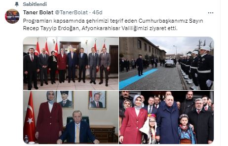 Kaymakam Bolat Paylaşımda Bulundu