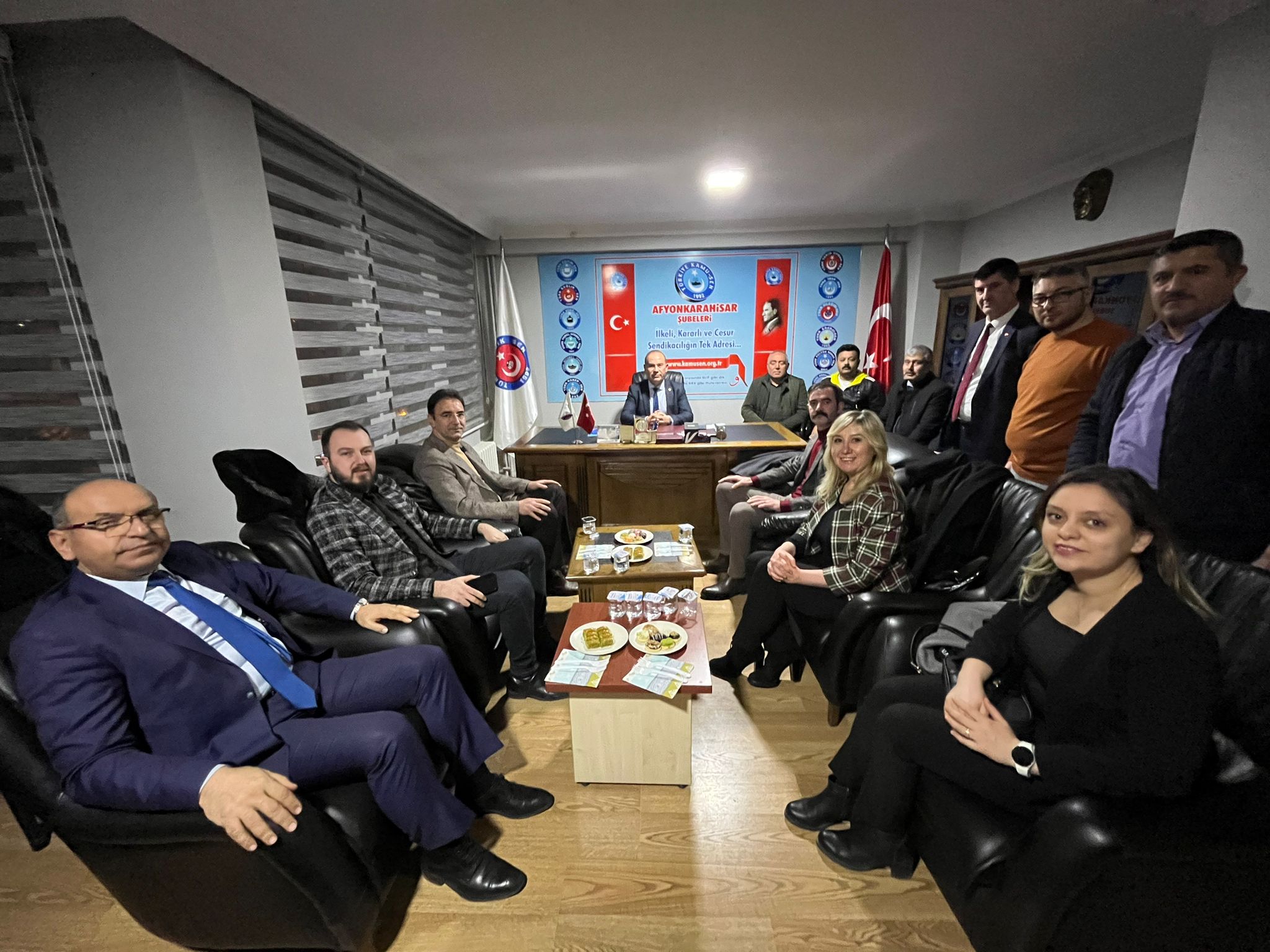Küçükkurttan , Türkiye Kamu-Sen Afyonkarahisar Şubesine ziyaret