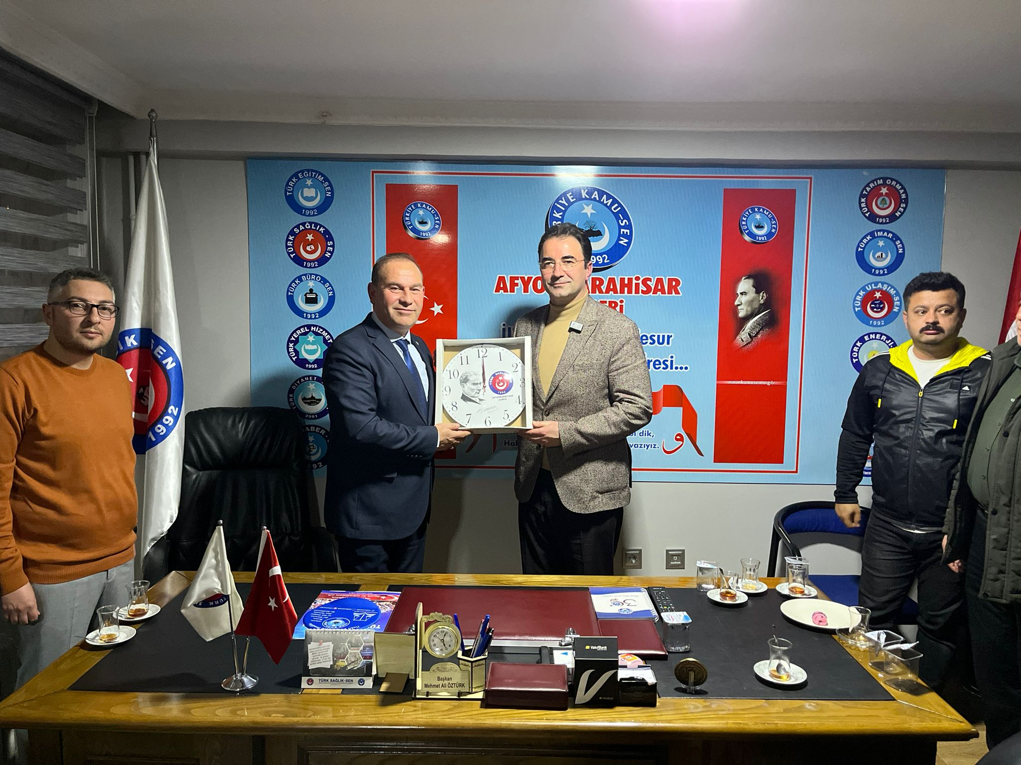 Küçükkurttan , Türkiye Kamu-Sen Afyonkarahisar Şubesine ziyaret