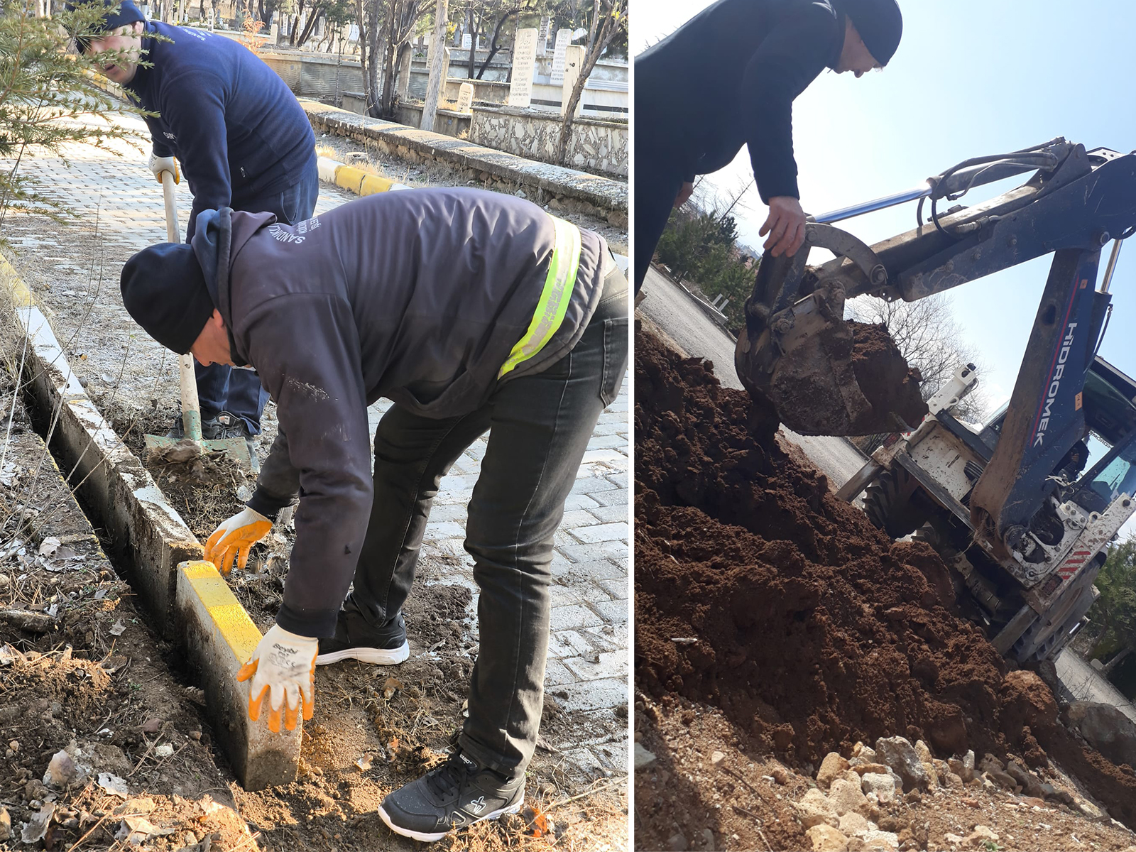 Sandıklı'da Belediye Ekipleri Çalışıyor