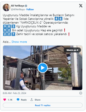 46 İlde ‘Narkoçelik-2 Operasyonları’ Düzenlendi