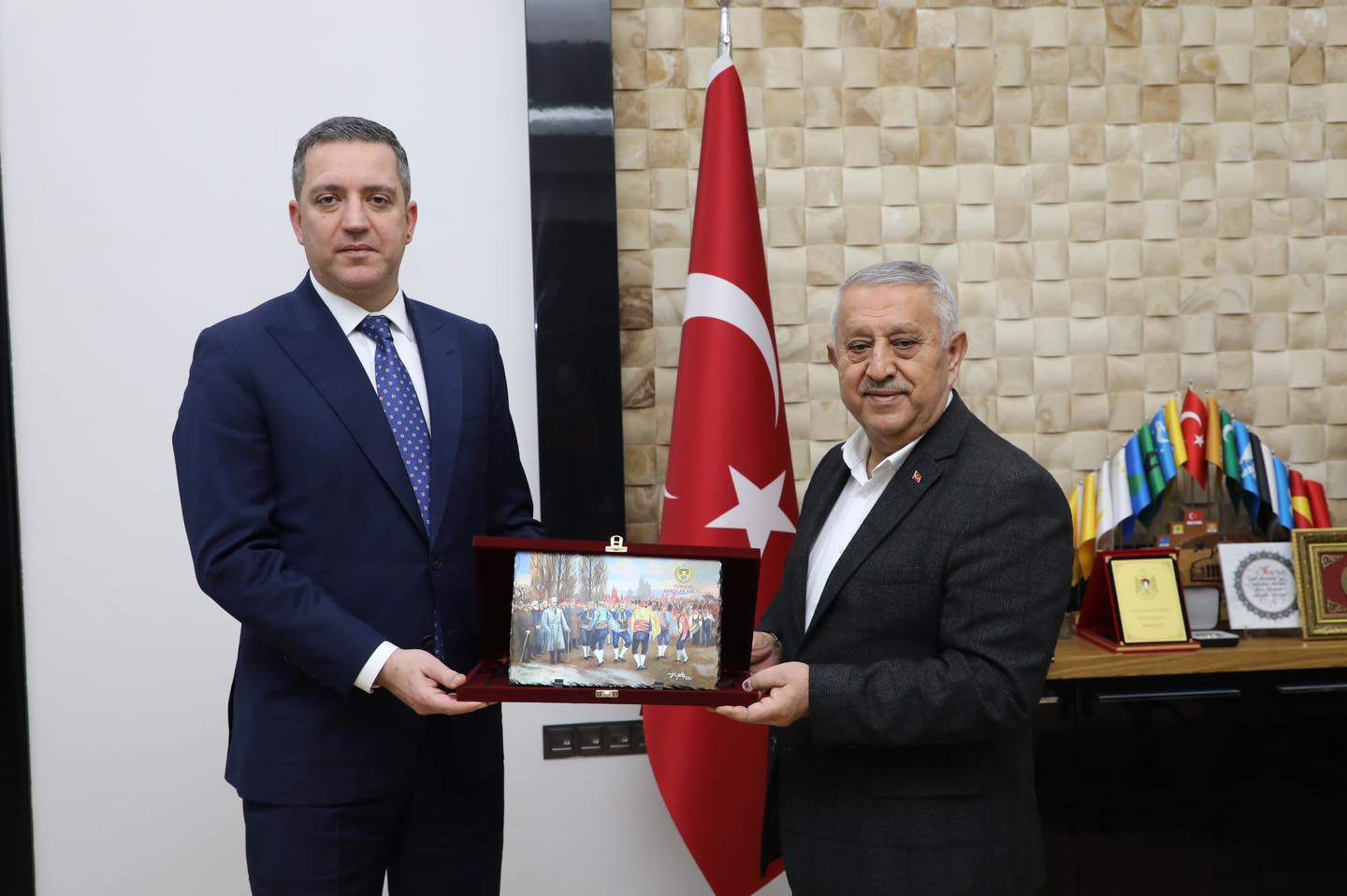 TBB Başkanı  Sağkan'dan Başkan Zeybek'e Ziyaret