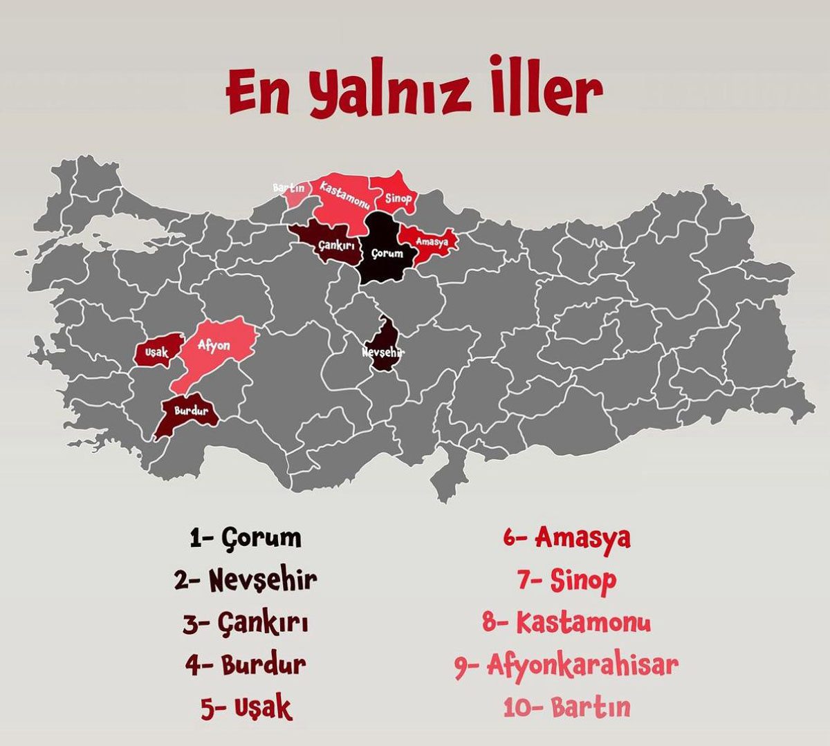 Afyonkarahisar yalnız kaldı...TÜİK'ten şaşırtan veriler...