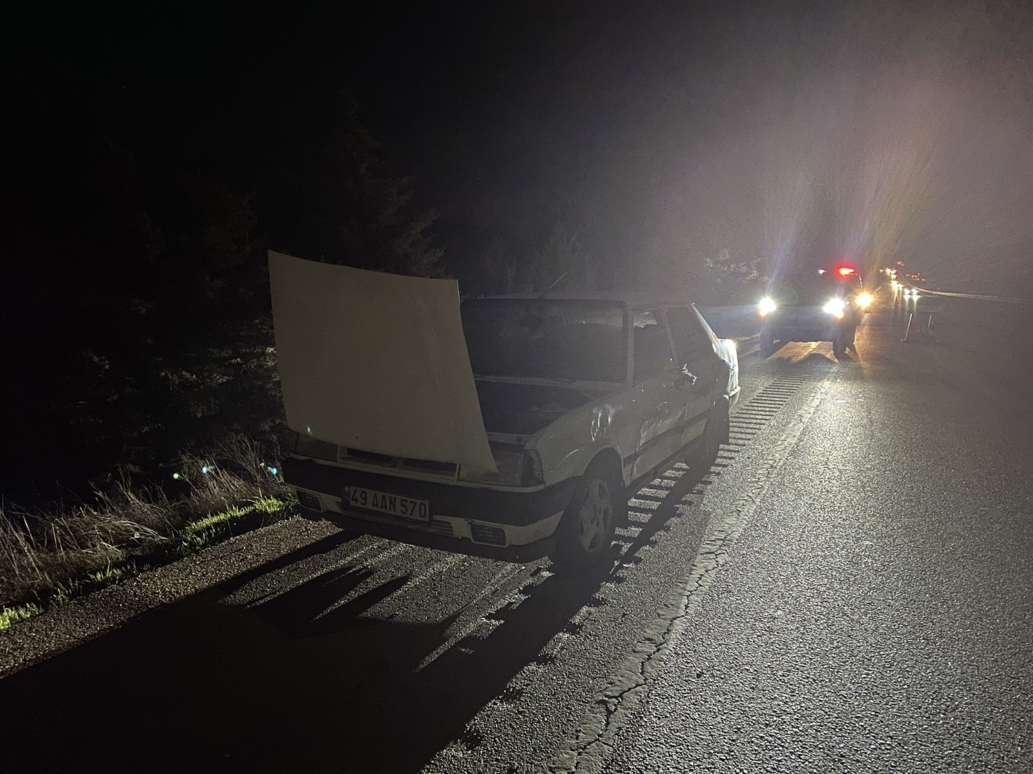 Karayolunda Arızalanan Otomobile Tır Çarptı: 1 Ölü