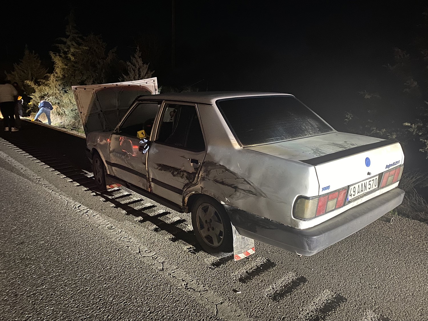 Karayolunda Arızalanan Otomobile Tır Çarptı: 1 Ölü