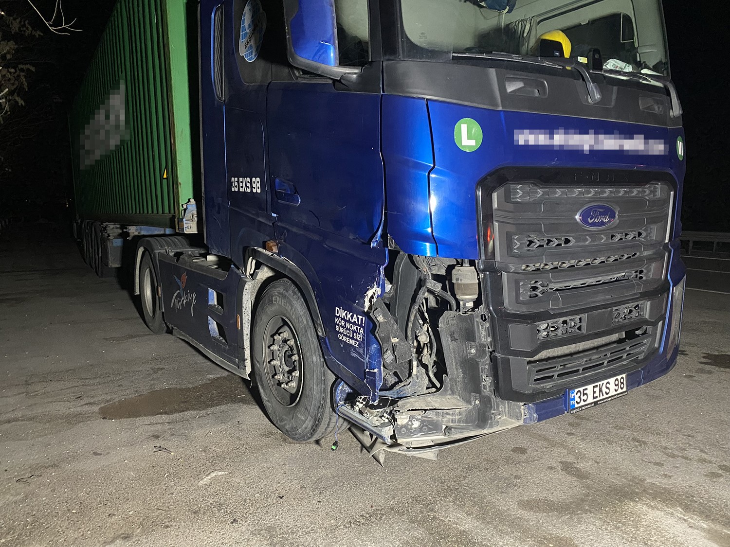 Karayolunda Arızalanan Otomobile Tır Çarptı: 1 Ölü