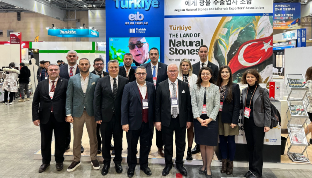 TÜRK DOĞAL TAŞ SEKTÖRÜNÜN GÜNEY KORE PAZARINA ÇALDIĞI MAYA TUTTU!