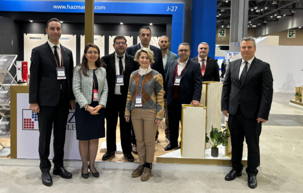 TÜRK DOĞAL TAŞ SEKTÖRÜNÜN GÜNEY KORE PAZARINA ÇALDIĞI MAYA TUTTU!