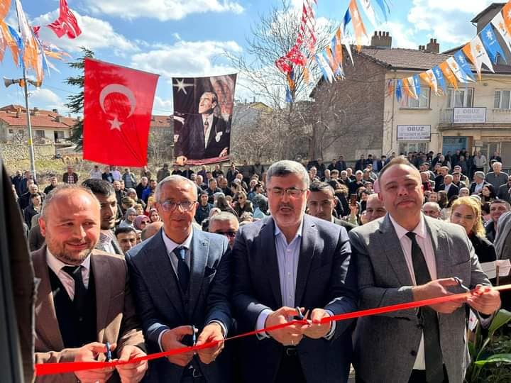 AK PARTİ SULTANDAĞI SEÇİM KOORDİNASYON MERKEZİ AÇILIŞINA DEV KATILIM
