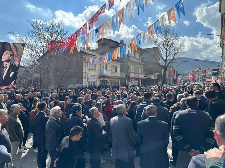 AK PARTİ SULTANDAĞI SEÇİM KOORDİNASYON MERKEZİ AÇILIŞINA DEV KATILIM