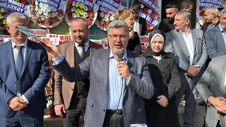 AK PARTİ SULTANDAĞI SEÇİM KOORDİNASYON MERKEZİ AÇILIŞINA DEV KATILIM