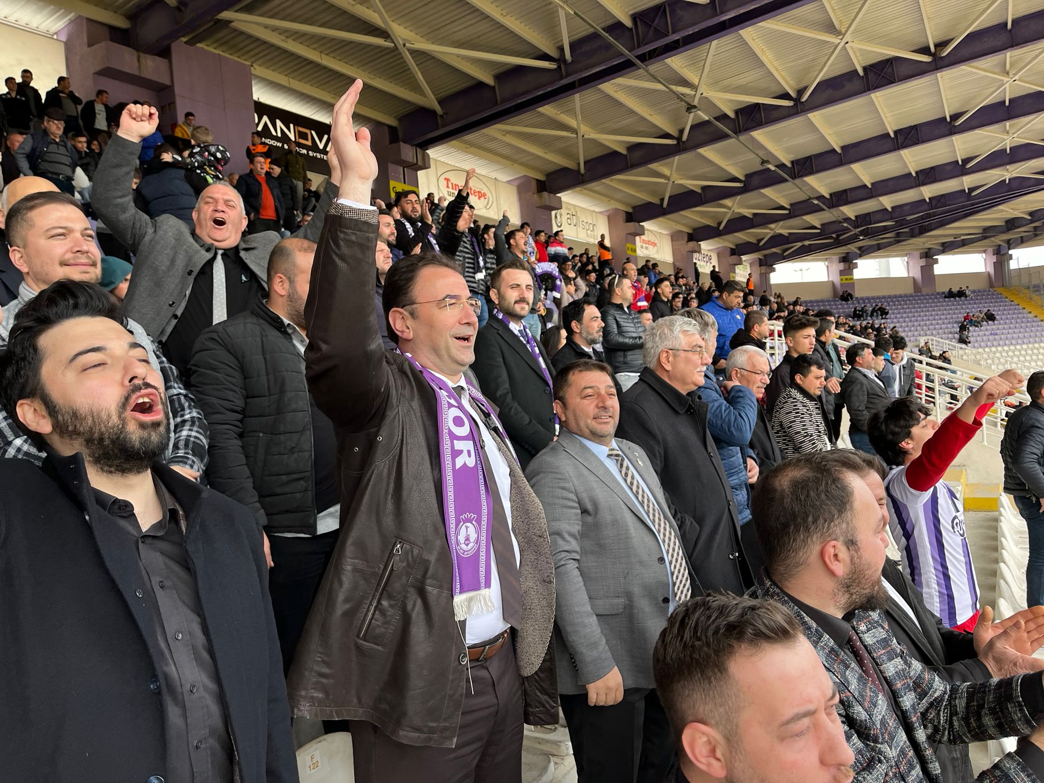 Şehrinin Takımına Tribünden Destek Verdi