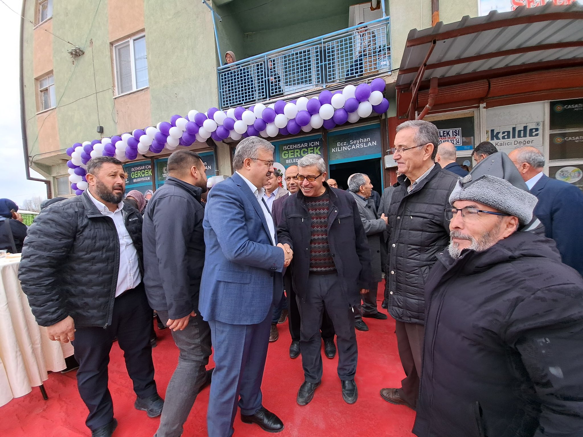 YURDUNUSEVEN, İSCEHİSAR'DA SEÇİM KOORDİNASYON MERKEZİ AÇILIŞINA KATILDI