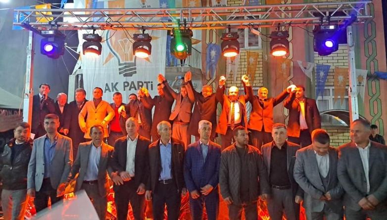 Yurdunuseven Gebeceler Beldesi'nde Seçim Koordinasyon Merkezi Açılışına katıldı