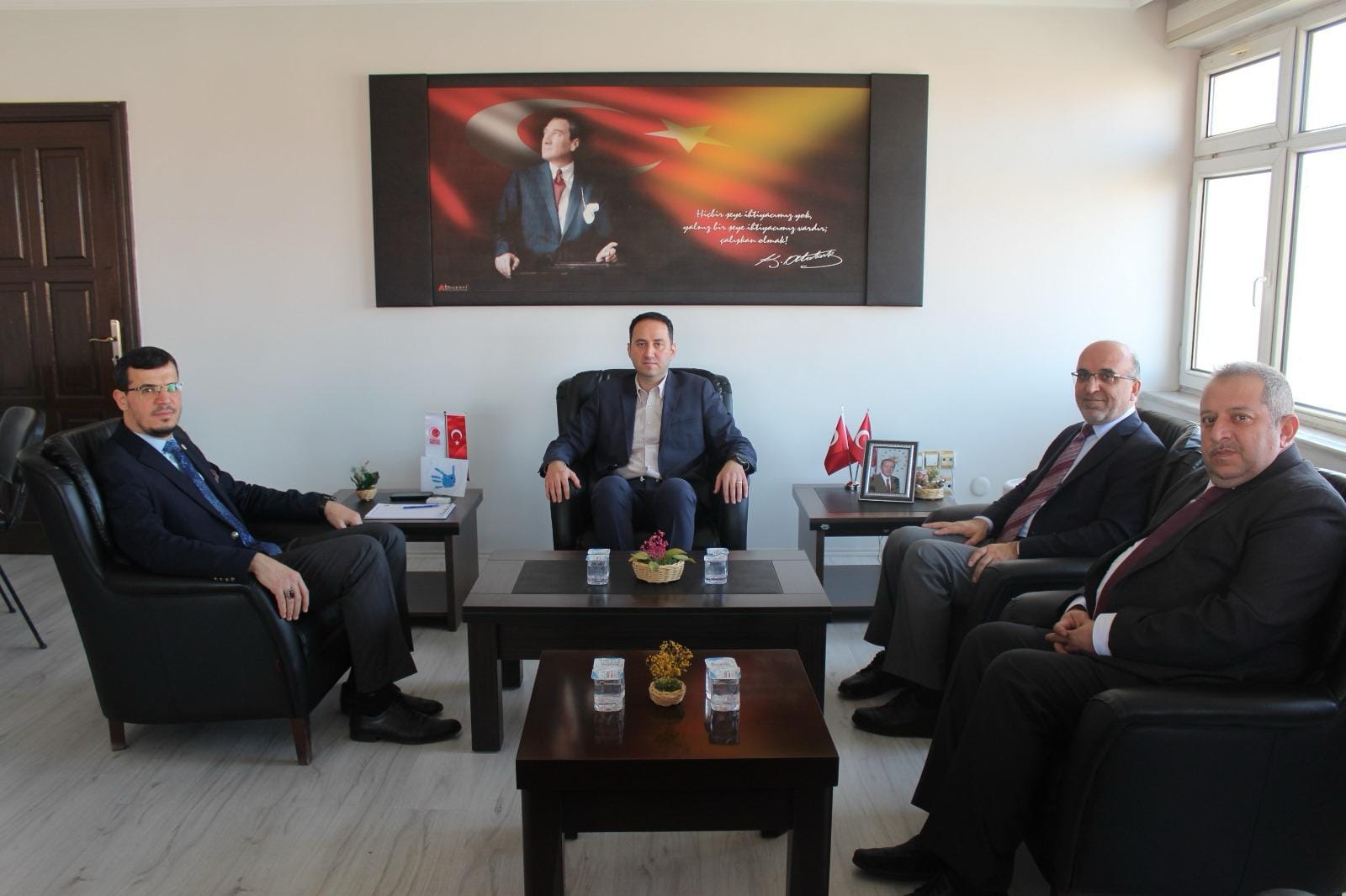 Müftü İmamoğlu Kaymakam Bolat'ı Ziyaret Etti
