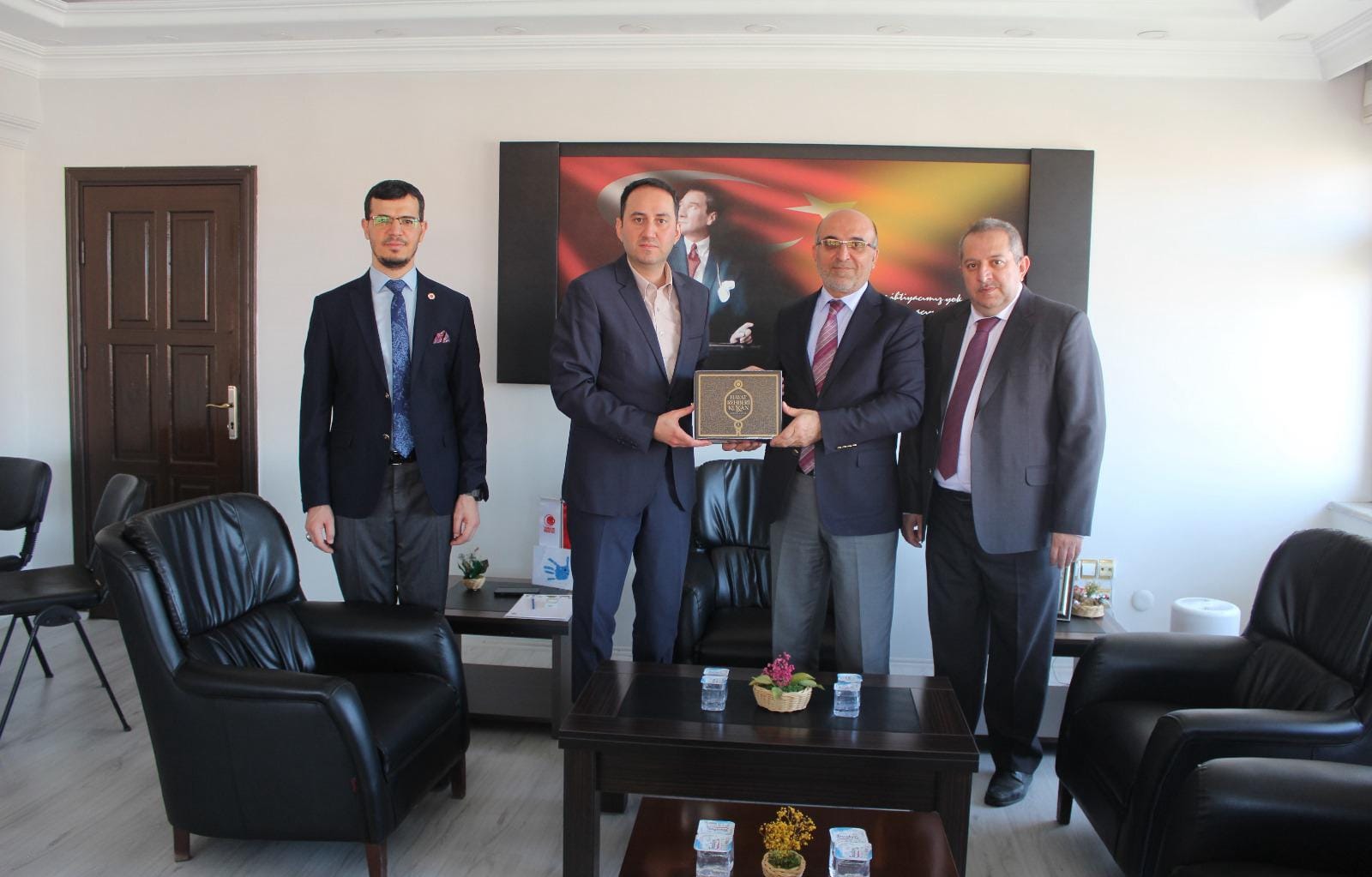 Müftü İmamoğlu Kaymakam Bolat'ı Ziyaret Etti