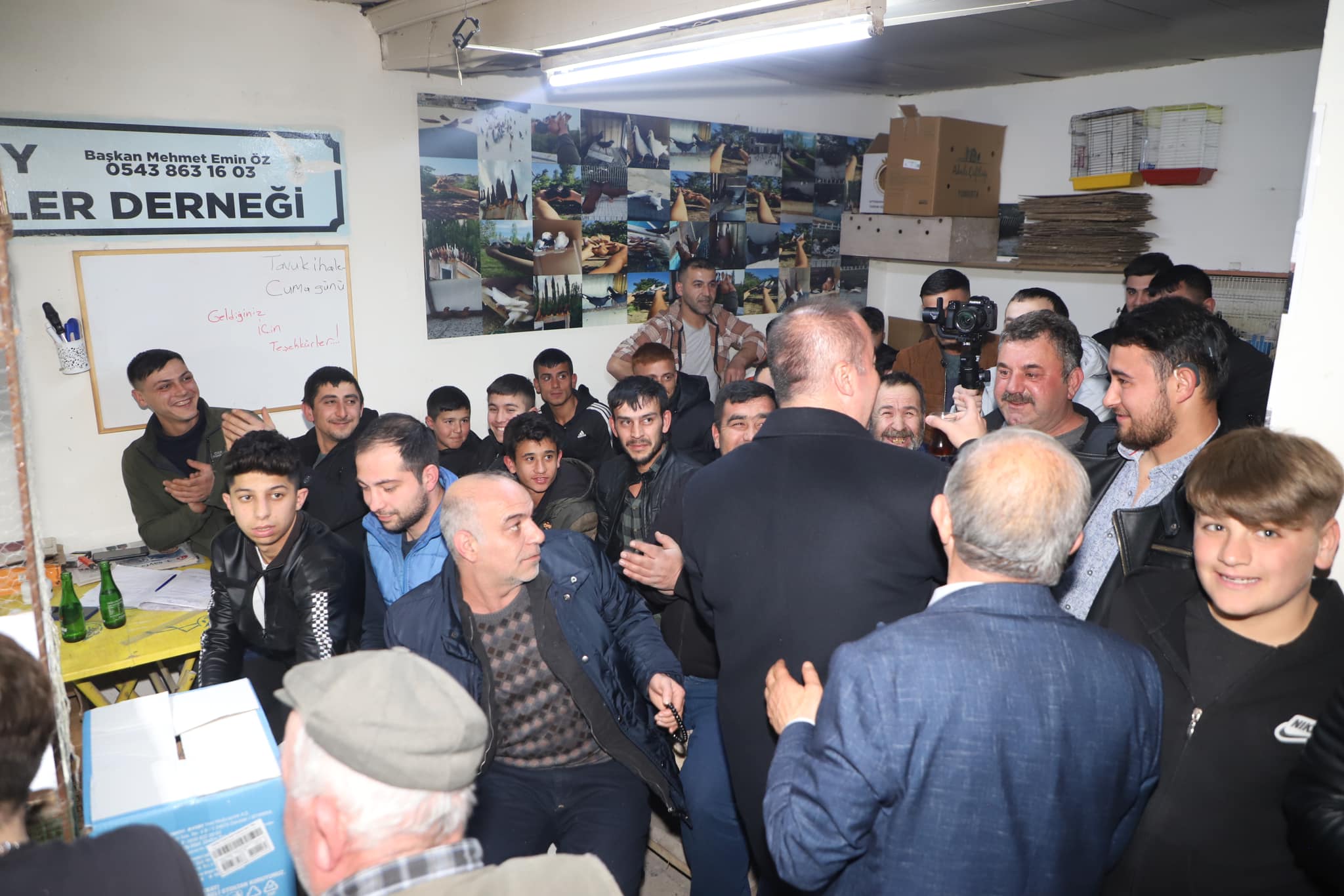 ULUÇAY, ATAKÖY GÜVERCİN SEVENLER DERNEĞİ'Nİ ZİYARET ETTİ