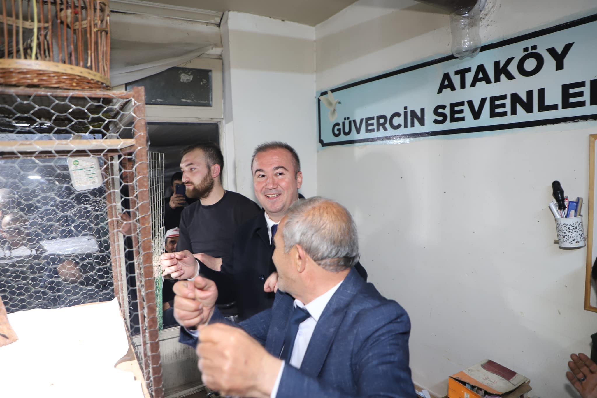 ULUÇAY, ATAKÖY GÜVERCİN SEVENLER DERNEĞİ'Nİ ZİYARET ETTİ