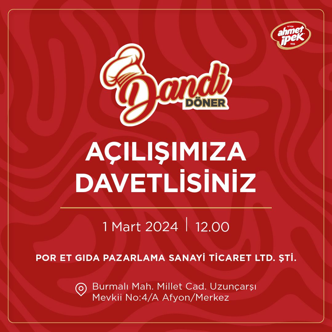 Ahmet İpek Afyon'a yeni bir marka kazandırıyor