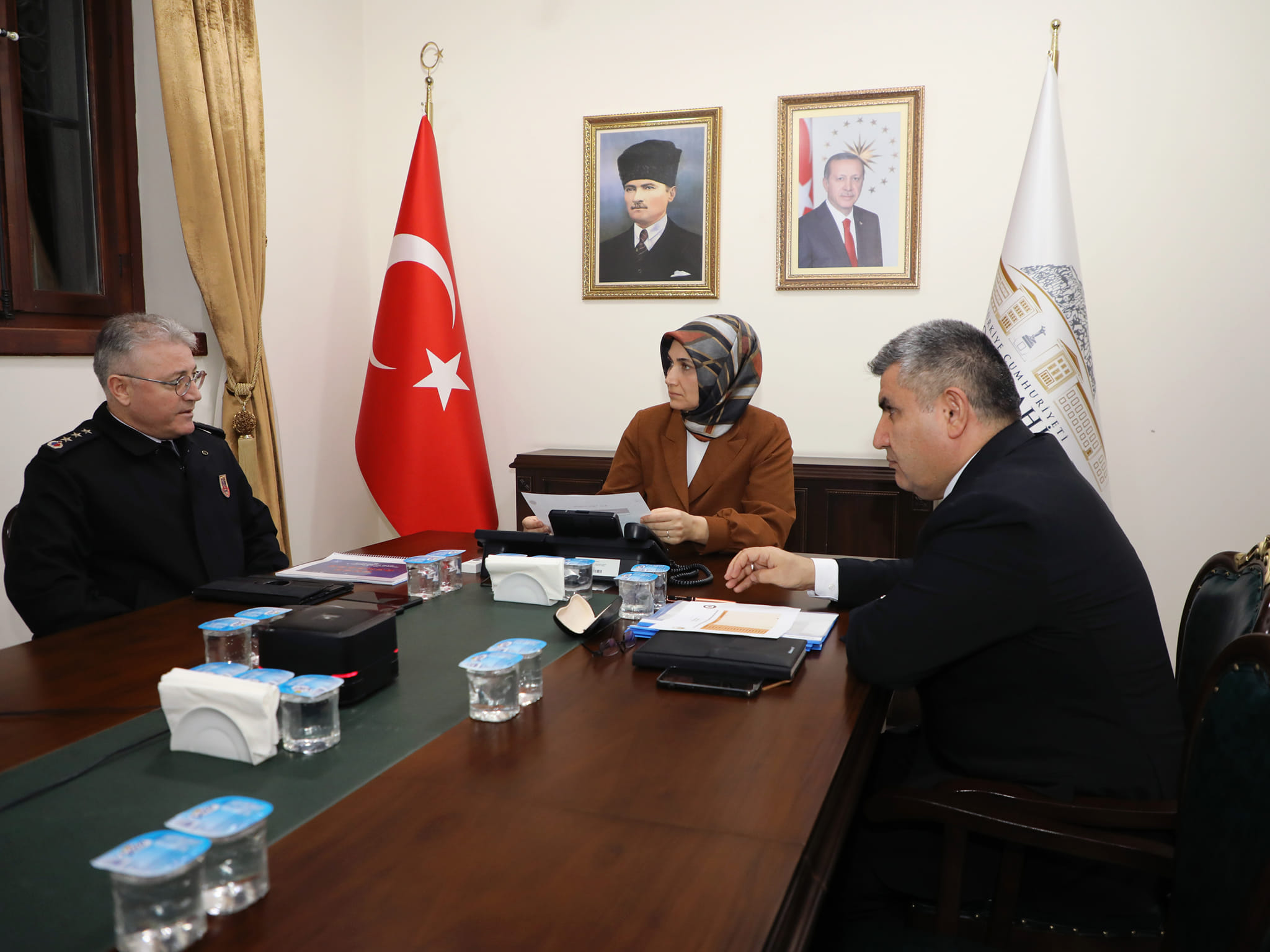 YİĞİTBAŞI GÜVENLİK TOPLANTISINA KATILDI