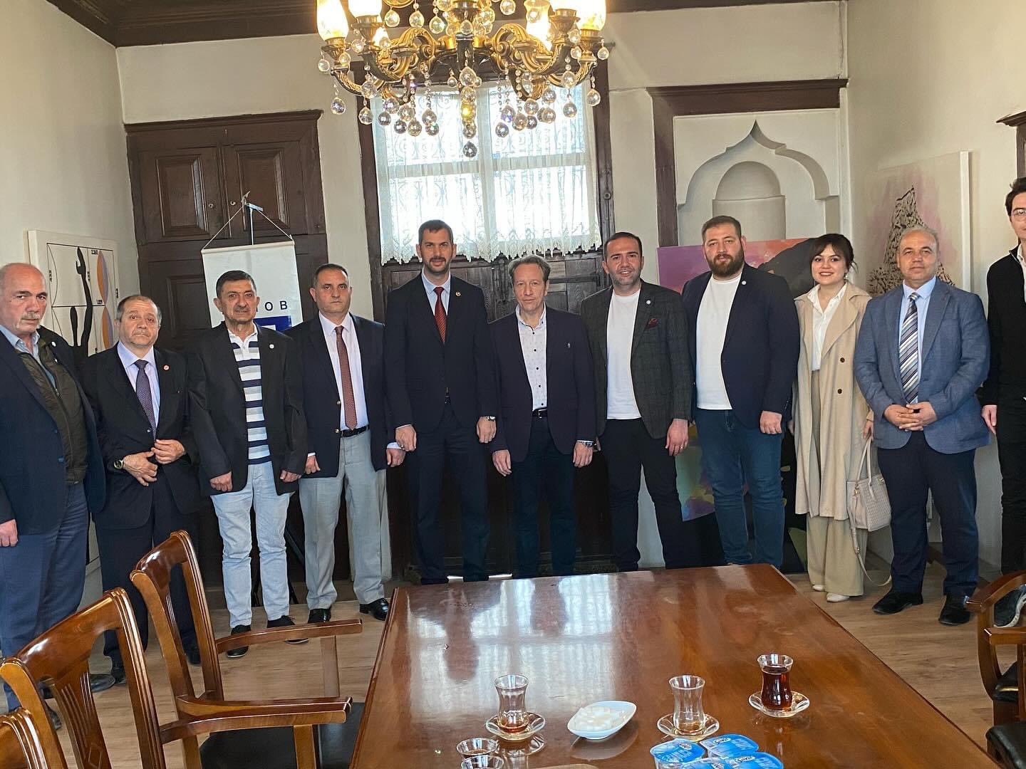 İYİ Partili Yağcı  Mimarlar Odasını Ziyaret Etti