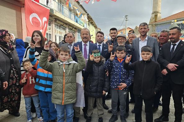 MHP'li Taytak Serban'da Açılışa Katıldı